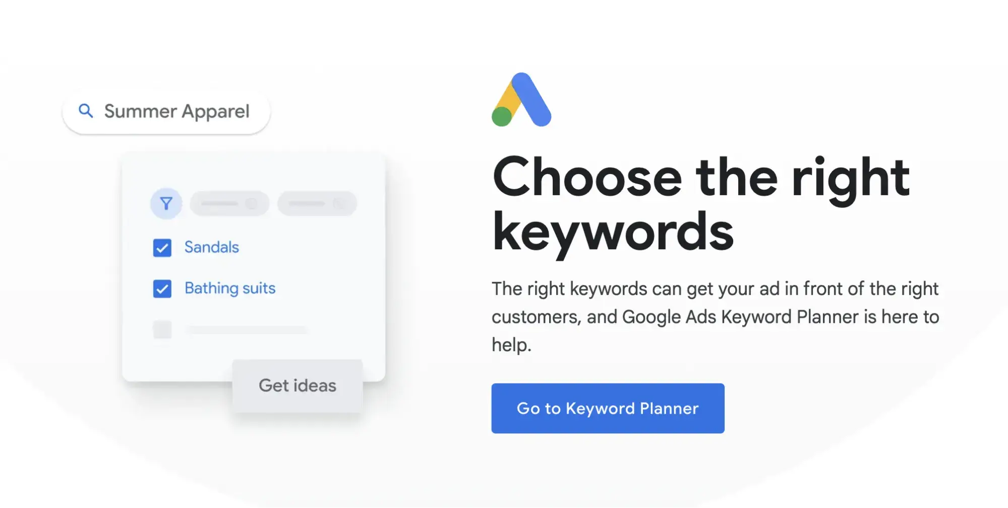 website optimization tools, Google Keyword Planner