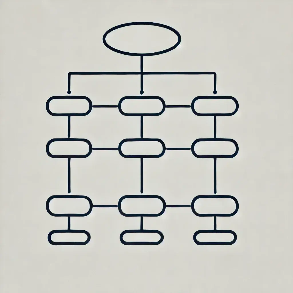 what is a concept map; example of a hierarchy map generated by chatgpt