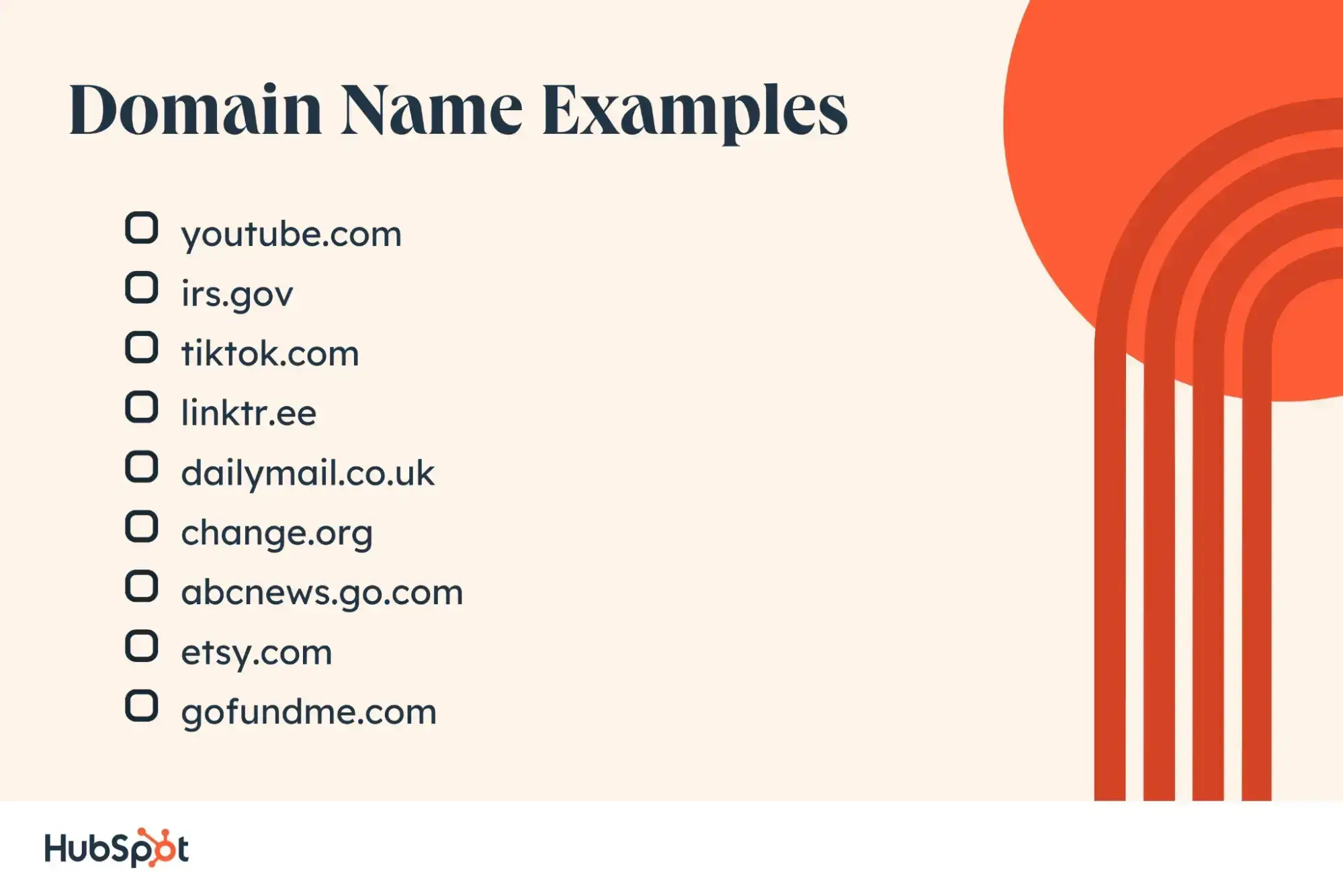 Domain name examples