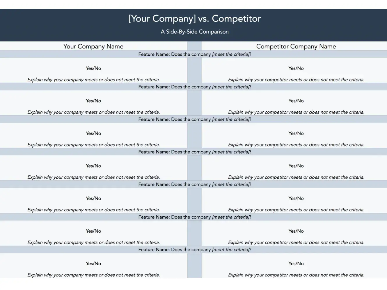 sales playbook template, battle card