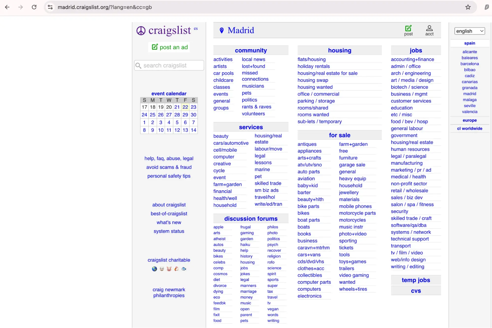 subdomain example for craigslist