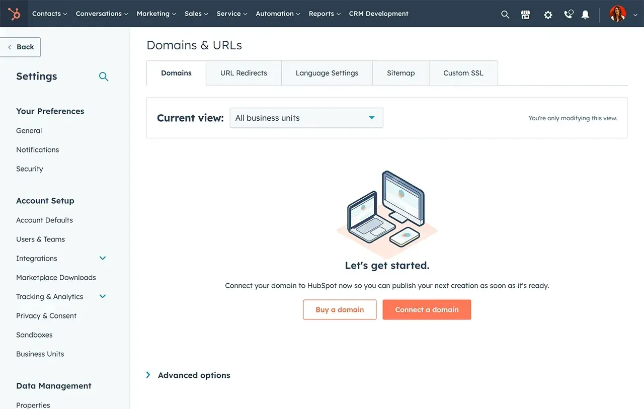 HubSpot's CMS Tool