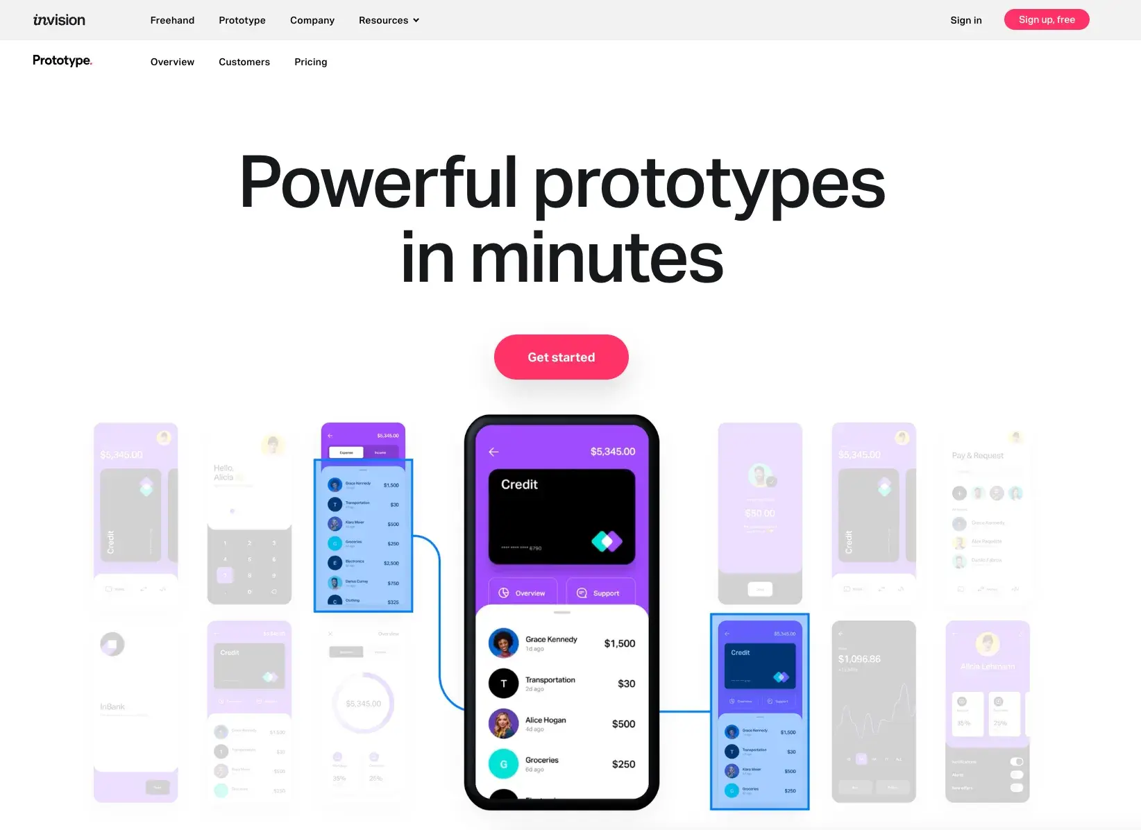 wireframes software InVision