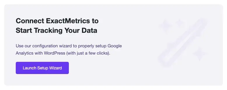 pick a profile screen for exactmetrics