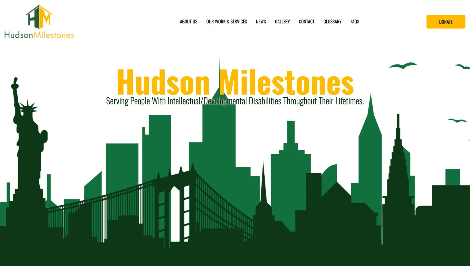 Hudson Milestones website